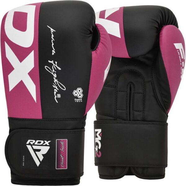 RDX F4 Gants de boxe d'entraînement avec sangle scratch – Image 2