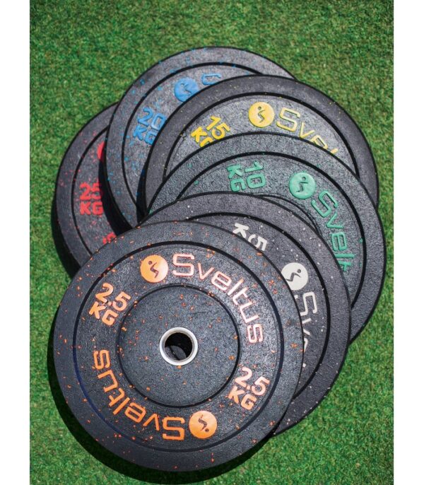 Sveltus Disque Olympique bumper Ø50 mm de 2,5 kg et 5 kg