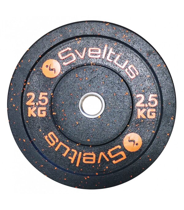 Sveltus Disque Olympique bumper Ø50 mm de 2,5 kg et 5 kg – Image 2