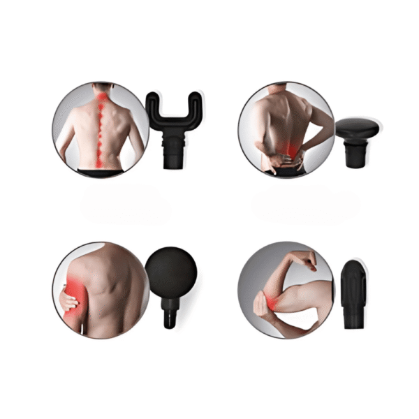 Nedis SmartLife Pistolet de Massage Sportif Lithium-Ion intégré Rechargeables – Image 5
