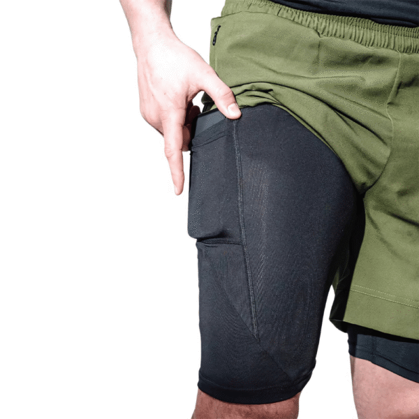 Shorts de compression 2-en-1 T16 – Image 3