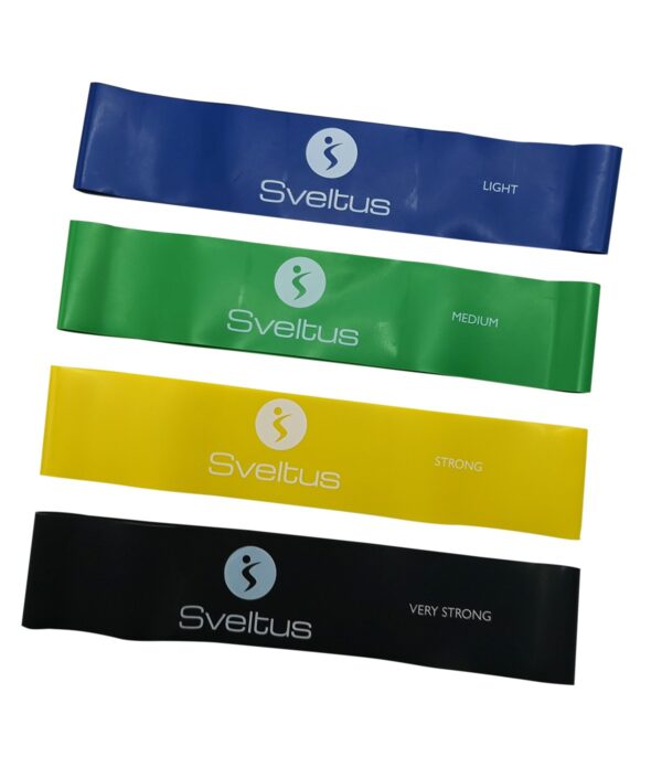 Sveltus Bandes latex Aerobic Lot de 4 pièces