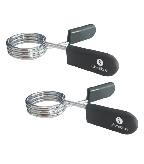Sveltus Barre caoutchouc + 2 stop disques – Image 5