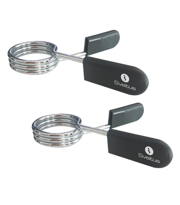 Sveltus Barre caoutchouc + 2 stop disques – Image 6