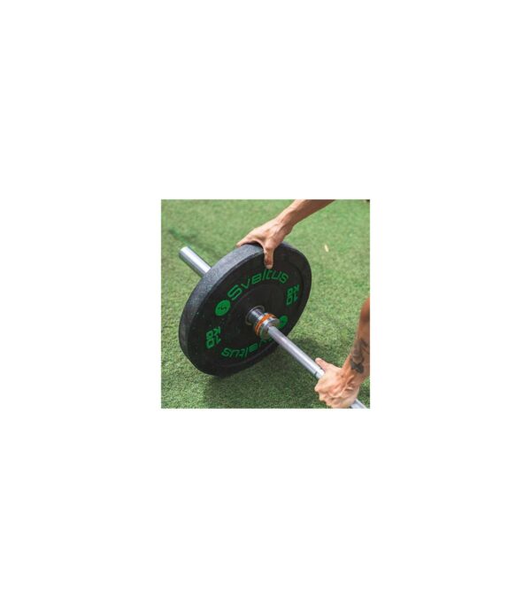 Sveltus Barre Olympique 220cm 20kg Ø50mm Orange – Image 5