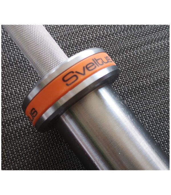 Sveltus Barre Olympique 201cm 15kg Ø50mm Orange – Image 3