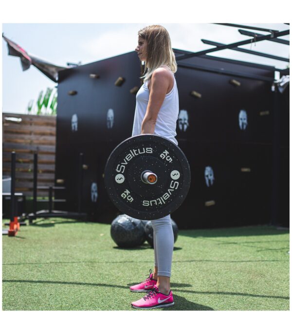 Sveltus Barre Olympique 201cm 15kg Ø50mm Orange – Image 5