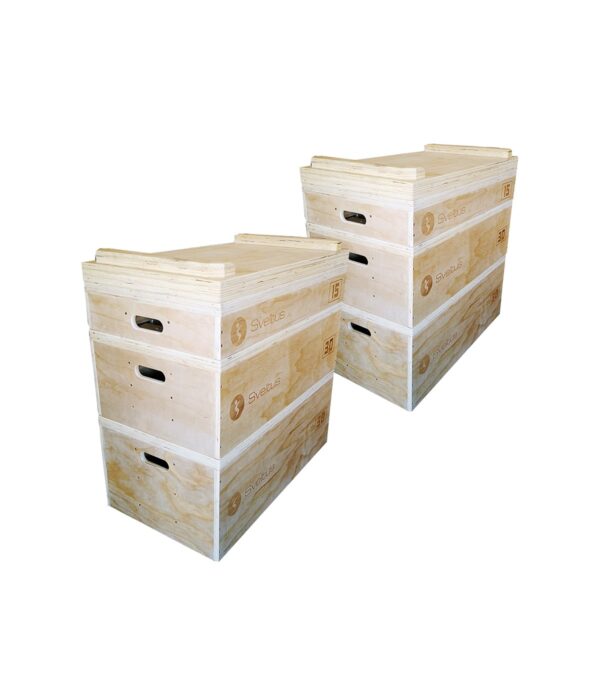 Sveltus Set de jerk blocs en bois