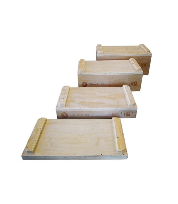 Sveltus Set de jerk blocs en bois – Image 2