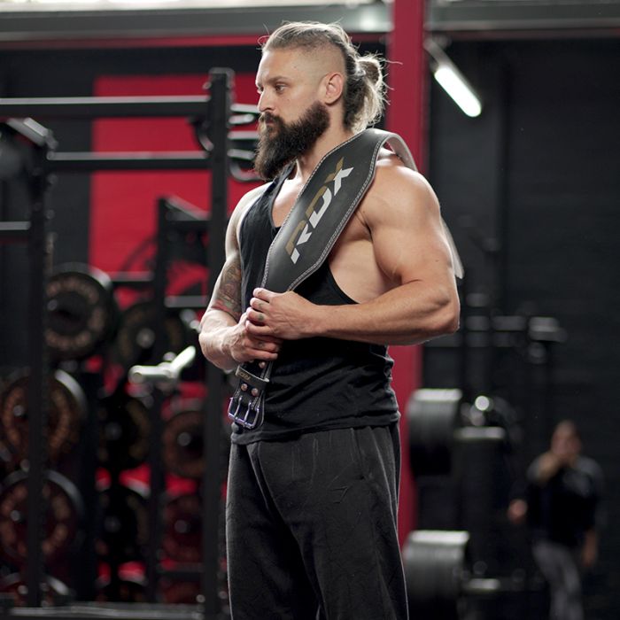 RDX Ceinture de Musculation en Cuir – Image 7