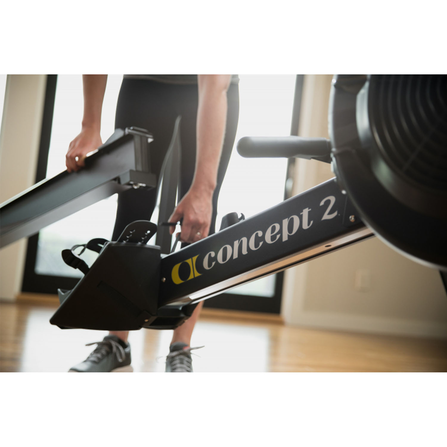 Concept2 Rameur RowErg Noir + Moniteur PM5 – Image 4