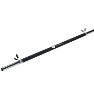 Sveltus Barre caoutchouc + 2 stop disques