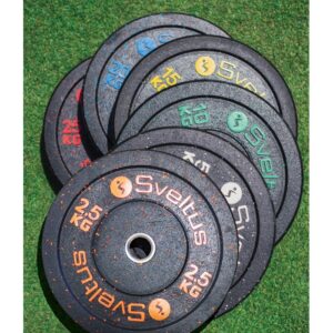 Sveltus Disque Olympique bumper Ø50 mm de 2,5 kg et 5 kg