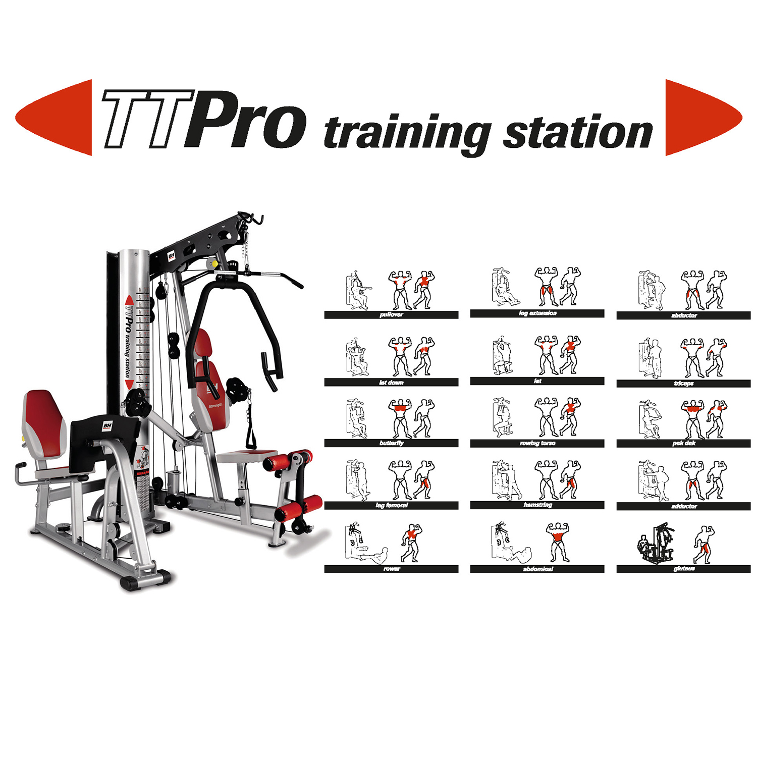 BH Fitness Home Gym TT Pro – Image 7