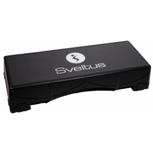 Sveltus Grand step noir + 2 réhausseurs
