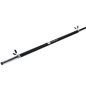 Sveltus Barre caoutchouc + 2 stop disques