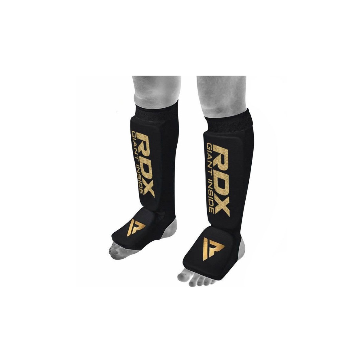 RDX Protège-tibia Rembourré - Noir / Doré – Image 2