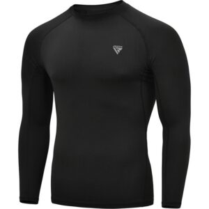 RDX T-Shirt Manches Longues Anti-Irritation T15 - Noir