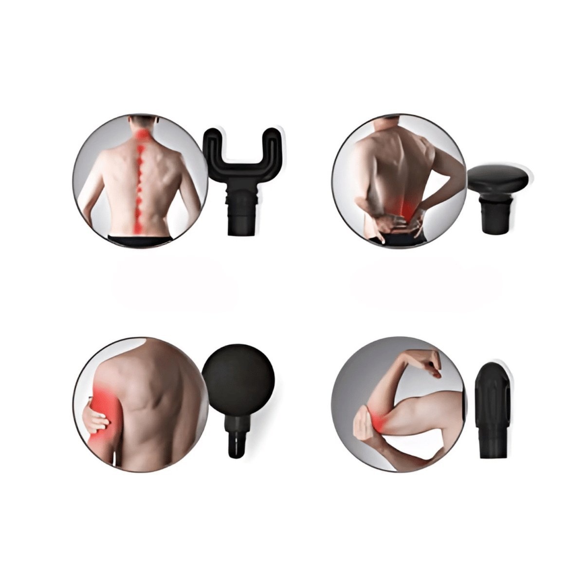 Nedis Pistolet de Massage Rechargeable – Image 3