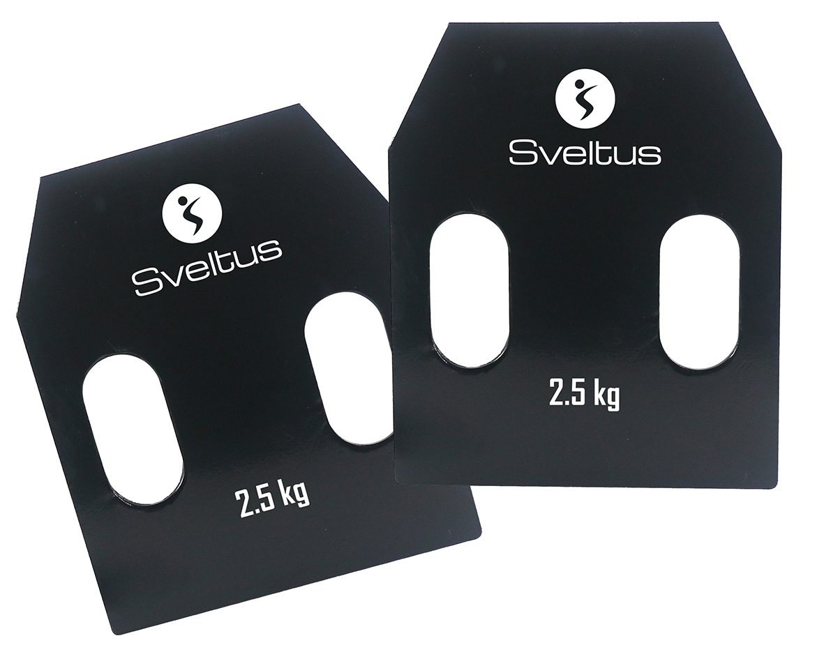 Sveltus Plaques Acier pour Gilet Pro avec Poignée