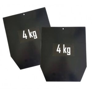 Sveltus Plaques Acier pour Gilet Pro 4 kg x2