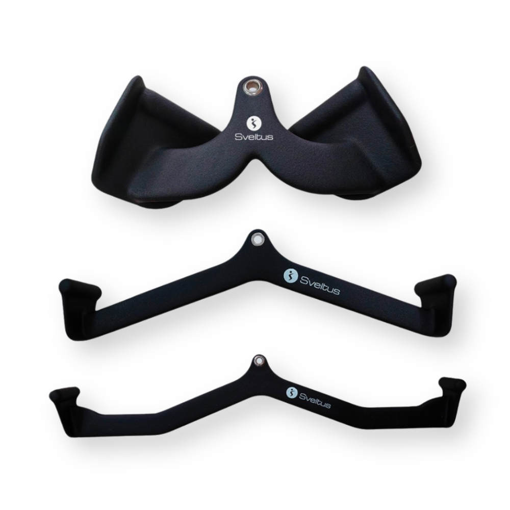 Sveltus Kit de 3 poignées de Tirage Ergo